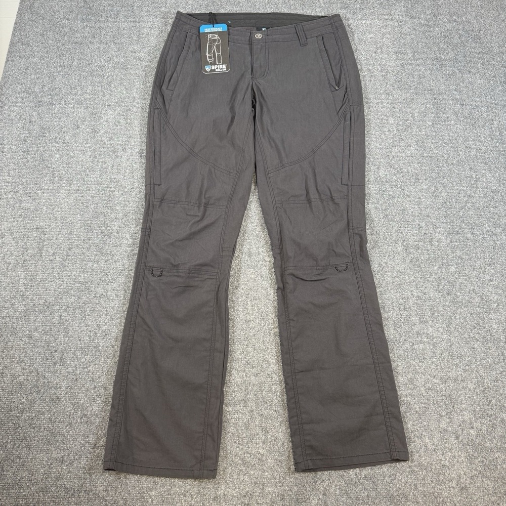 New Kuhl Pants Womens 6 Short Gray Spire Roll Up Outdoor Hiking Stretch UPF 50+